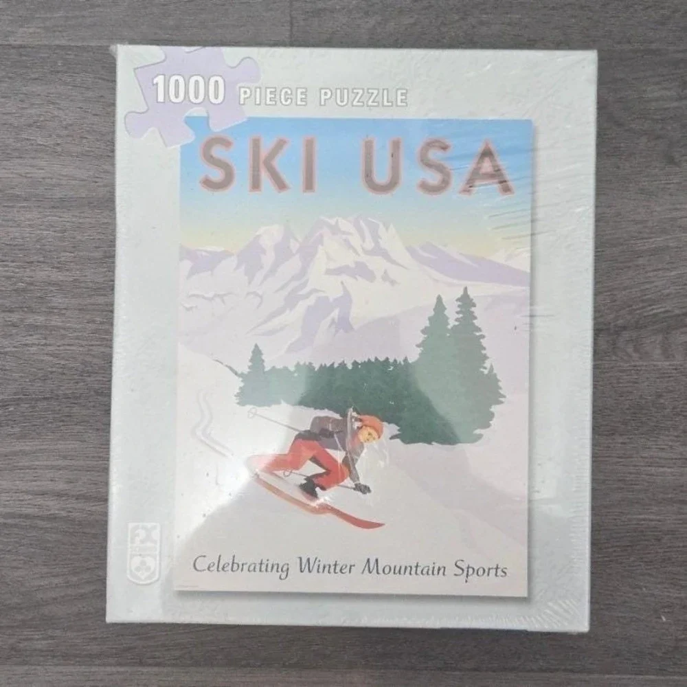 FX Schmid Ski USA 1000pc Puzzle Restoration Hardware Kathleen Herlihy-Paoli